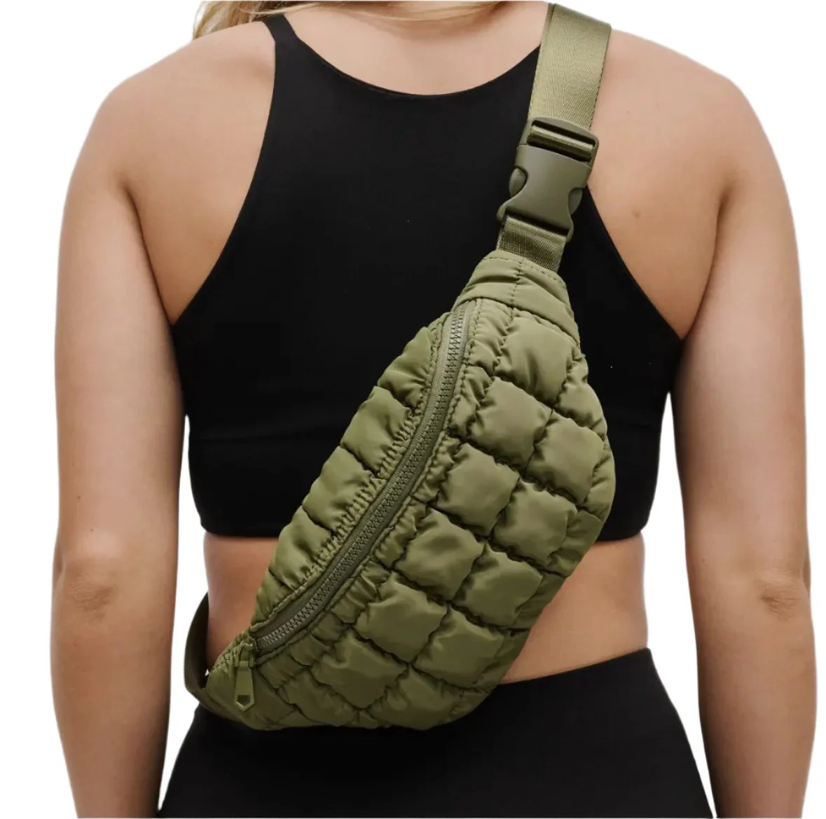 Resurgence Quilted Puffer Belt Bag - Image 26
