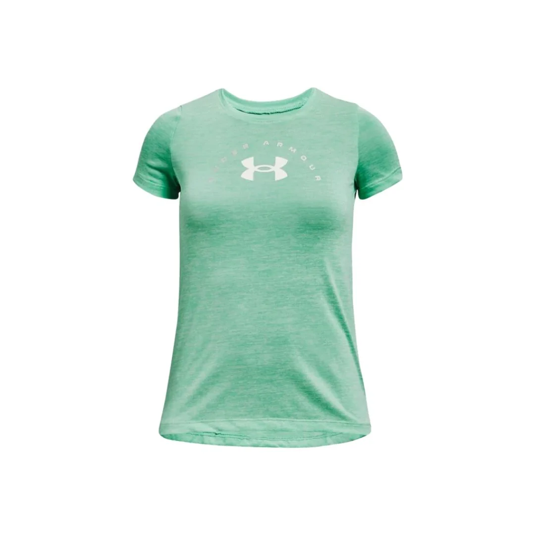 Girls' Tech Twist Arch Big Logo Short Sleeve - Image 3